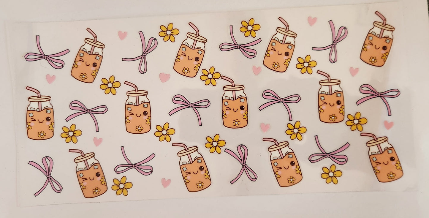 UVDTF Wrap 16oz- Coffee Cuties