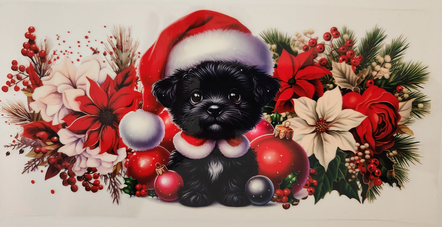 UVDTF 16oz Wrap- Christmas Puppy