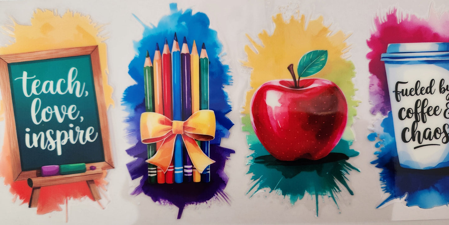 UVDTF Cup Wrap Teacher