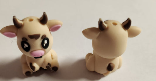3D Silicone Focal- Tan Cow