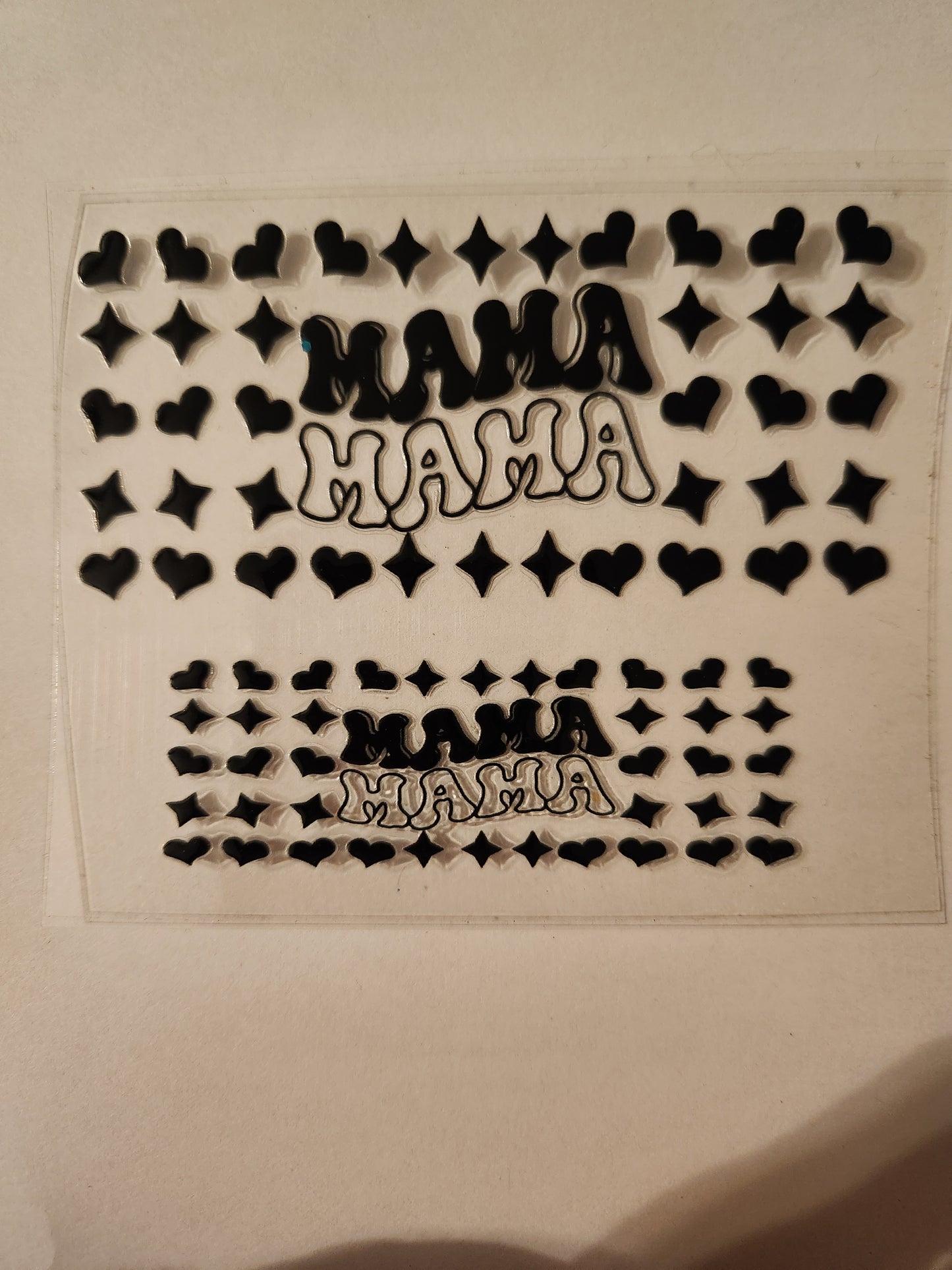 UVDTF Mini Tumbler Keychain Wrap (single) Mama
