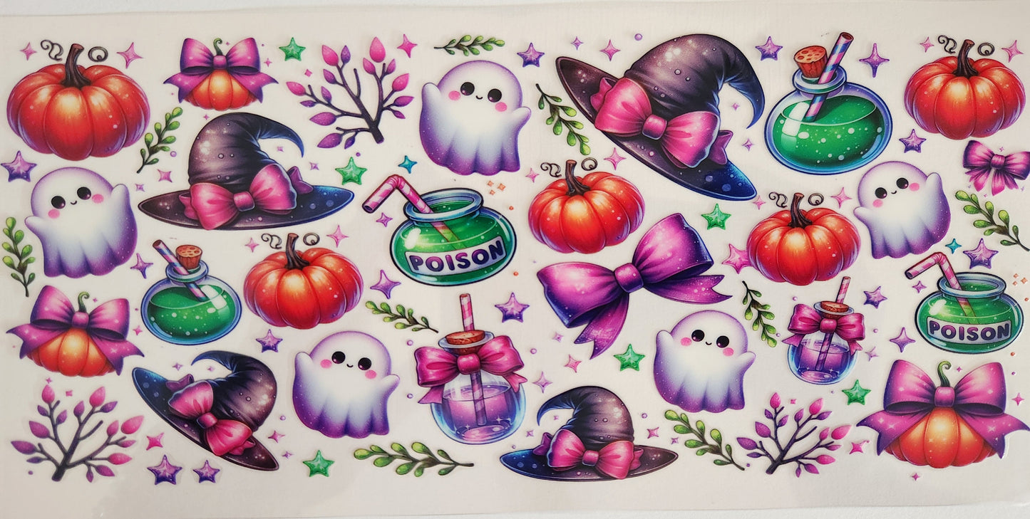 Cup Wrap- Cute Spooky
