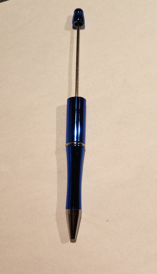 Beadable Pen Blanks- UV Blue