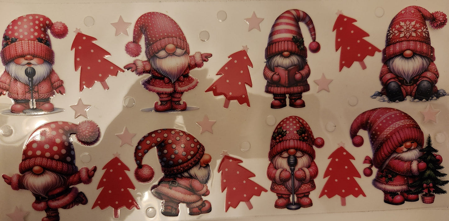 Cup Wrap- Gnome holiday