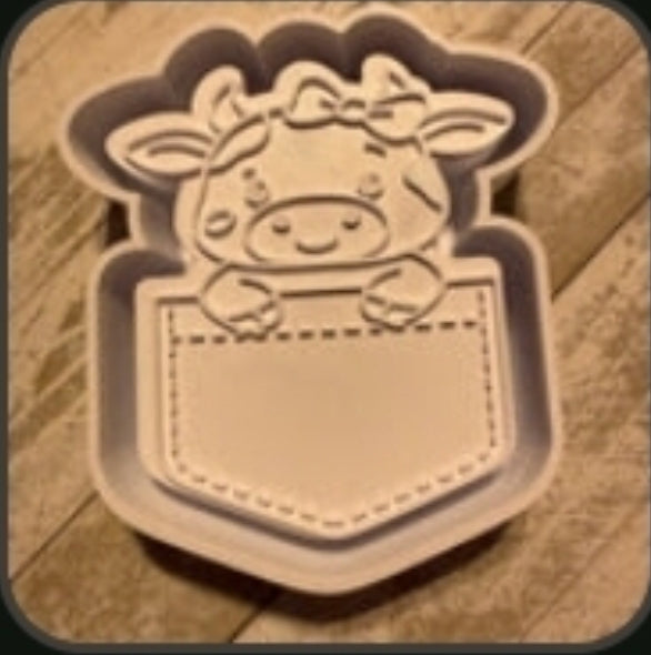 Custom Freshie- Pocket Cow