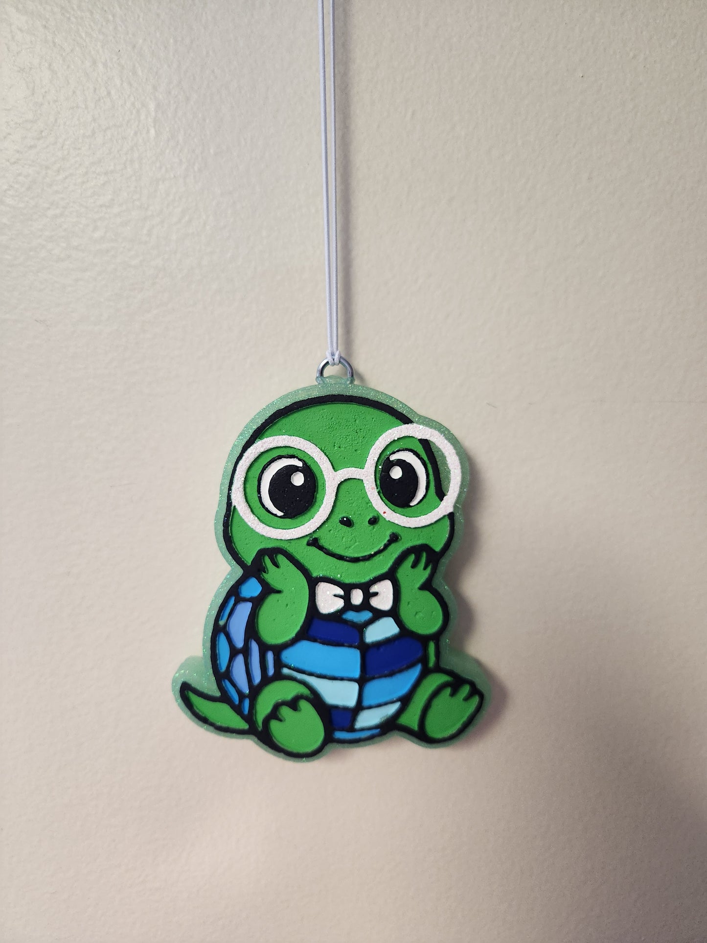 Custom Freshie- Nerdy Turtle