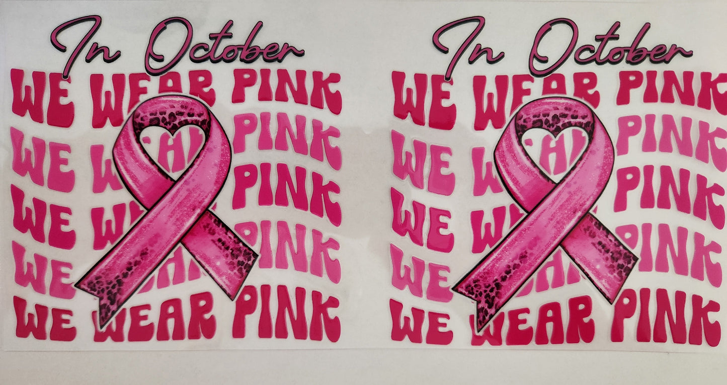 UVDTF 16oz Wrap- Breast Cancer