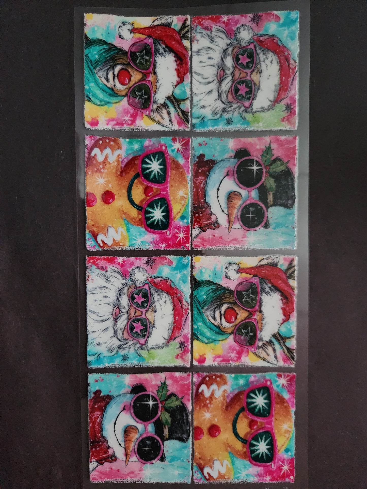 Cup Wrap- Holiday Friends