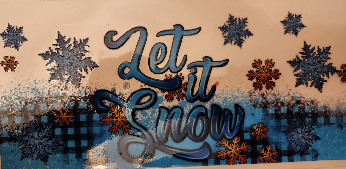 Cup Wrap- Let it Snow