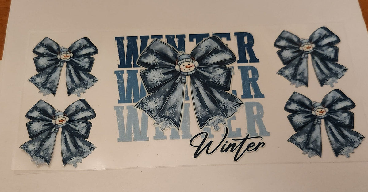 UVDTF 16oz Cup Wrap- Winter