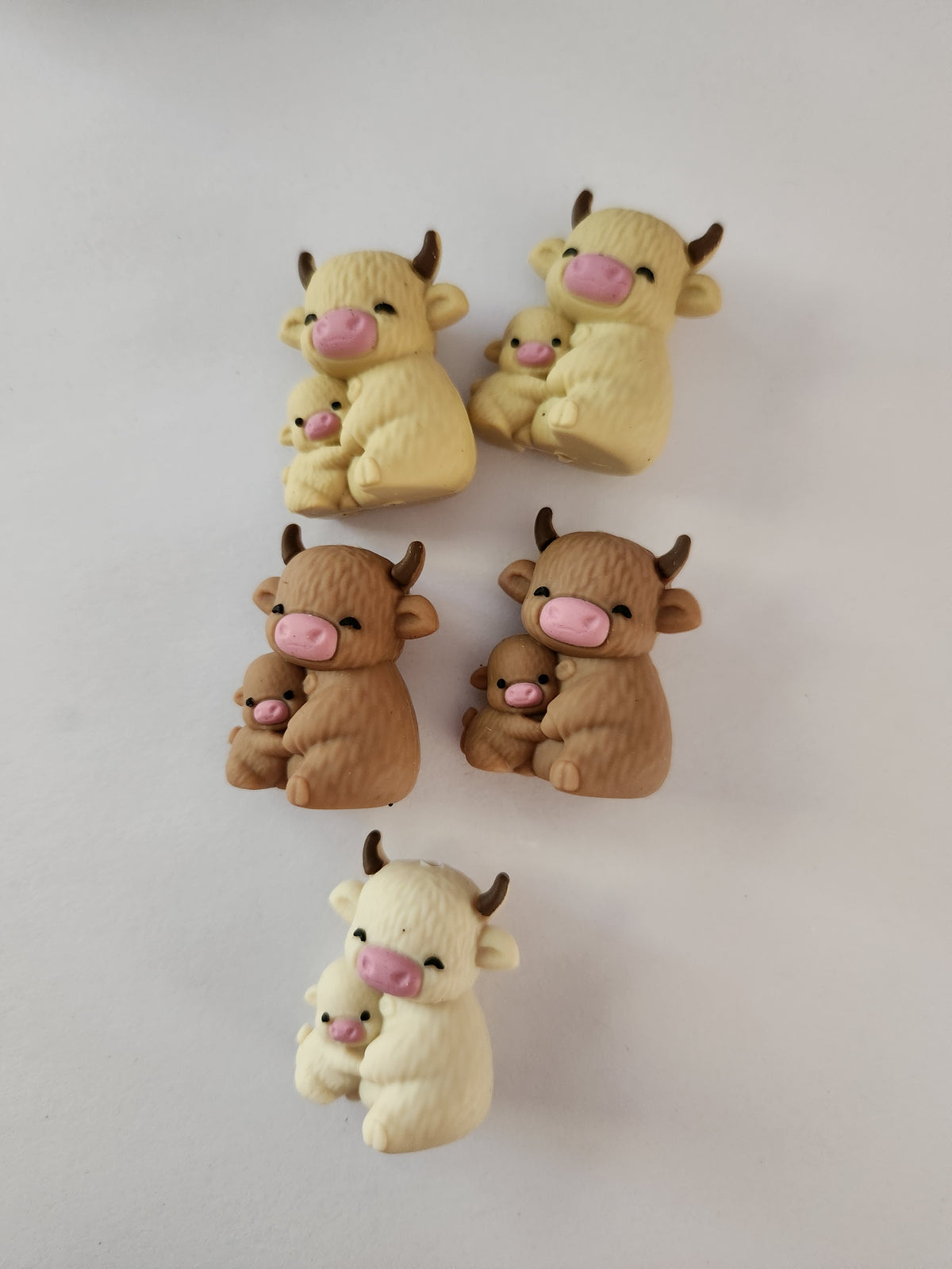 3D Silicone Focal- Mama & Baby Cow (Mystery Color)