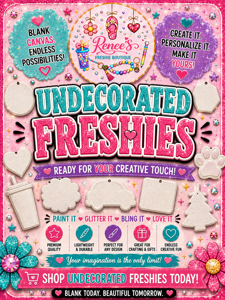 Undecorated Freshies