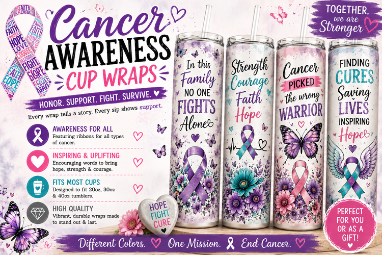 Ribbon & Awareness Wraps