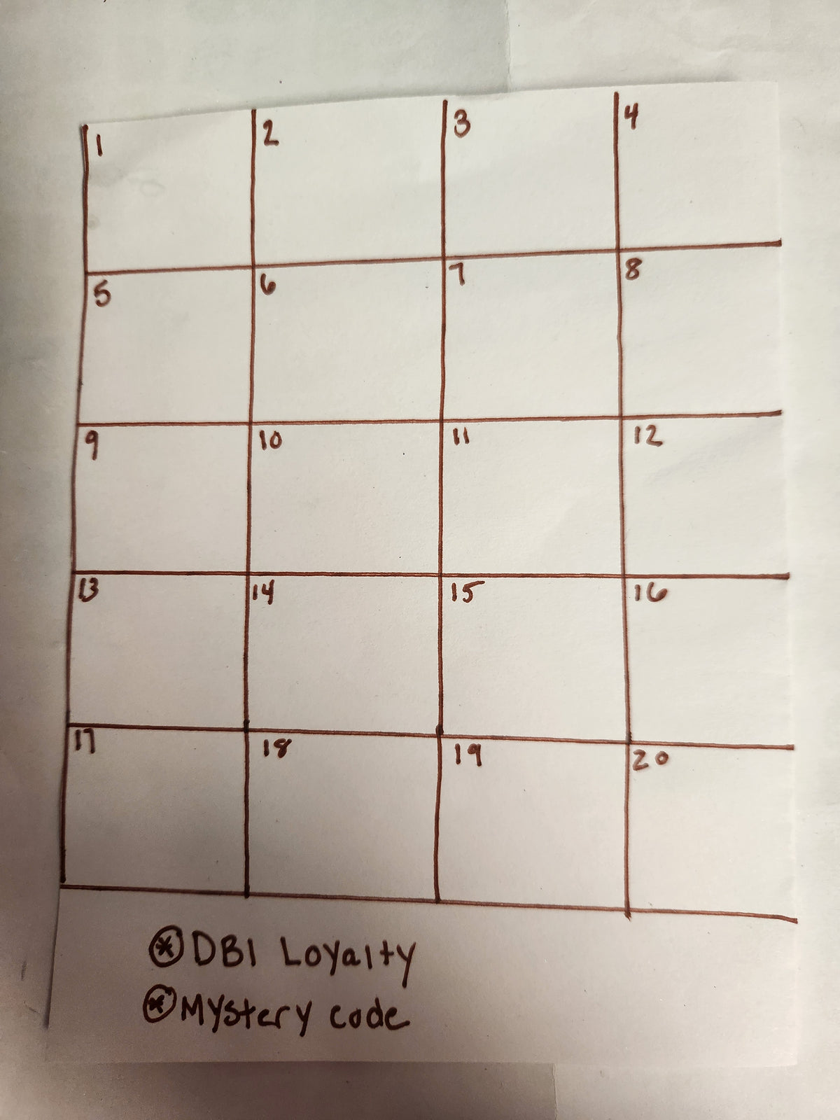 Customer Appreciation Squares
