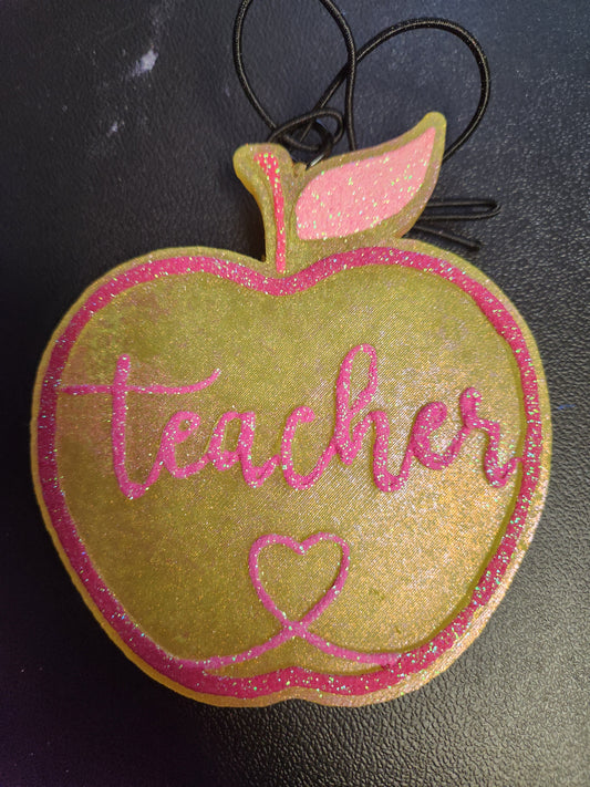 Custom Freshie-Teacher Apple