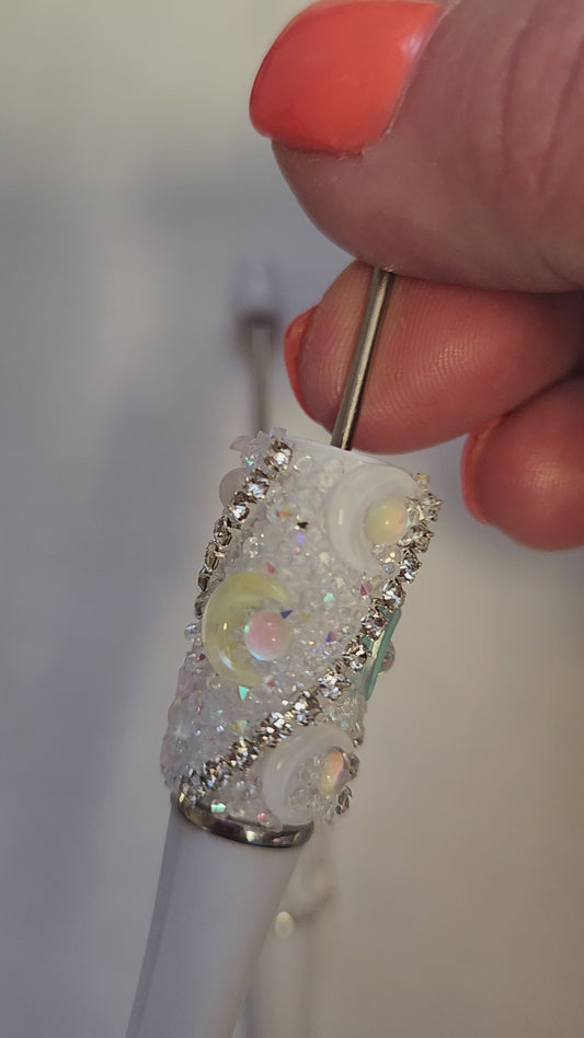 Beadable Fancy Pen Blanks- Moons