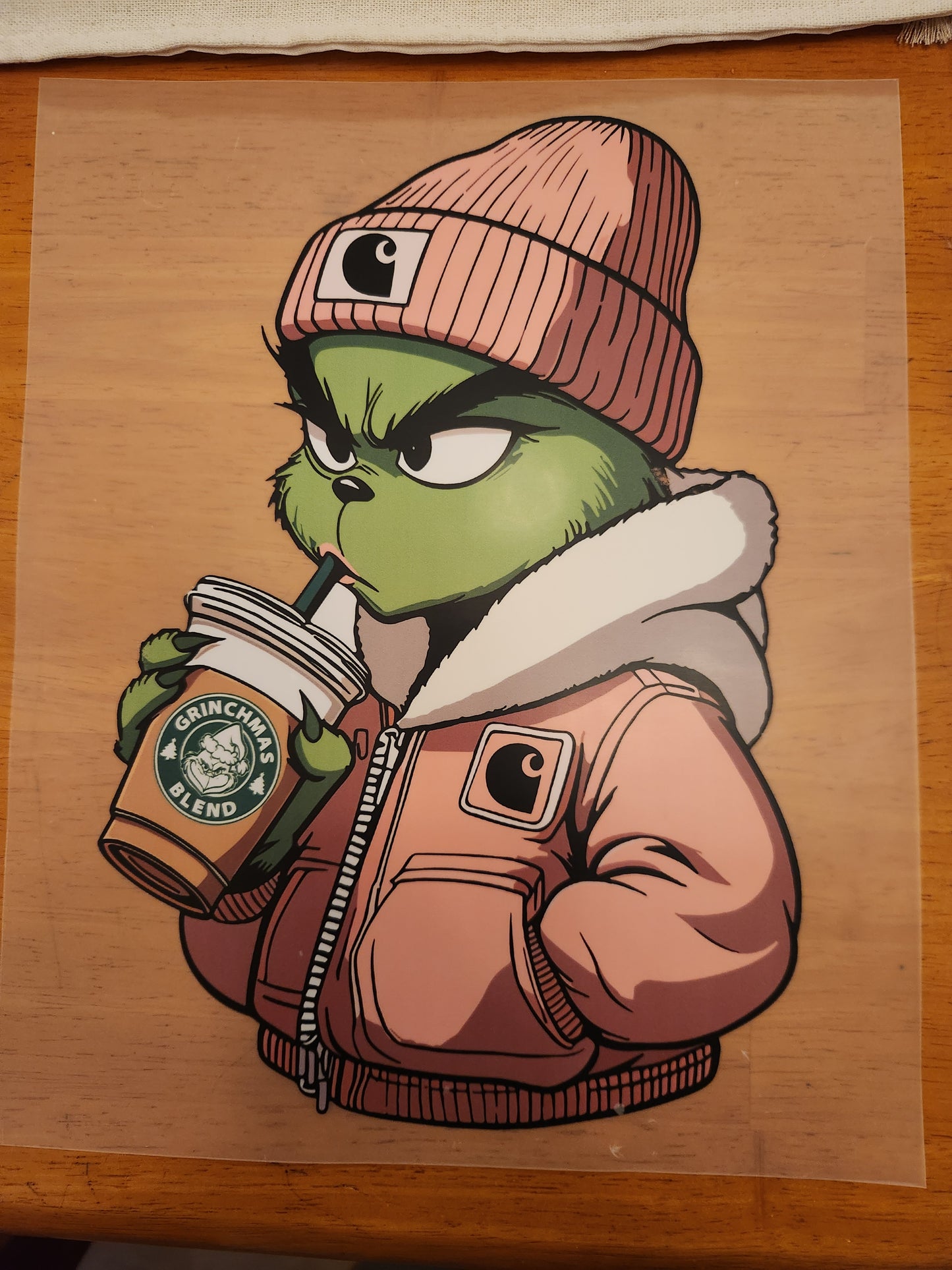 Heat Transfer- Starbies Grinch