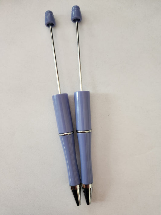 Beadable Pen Blanks- Periwinkle