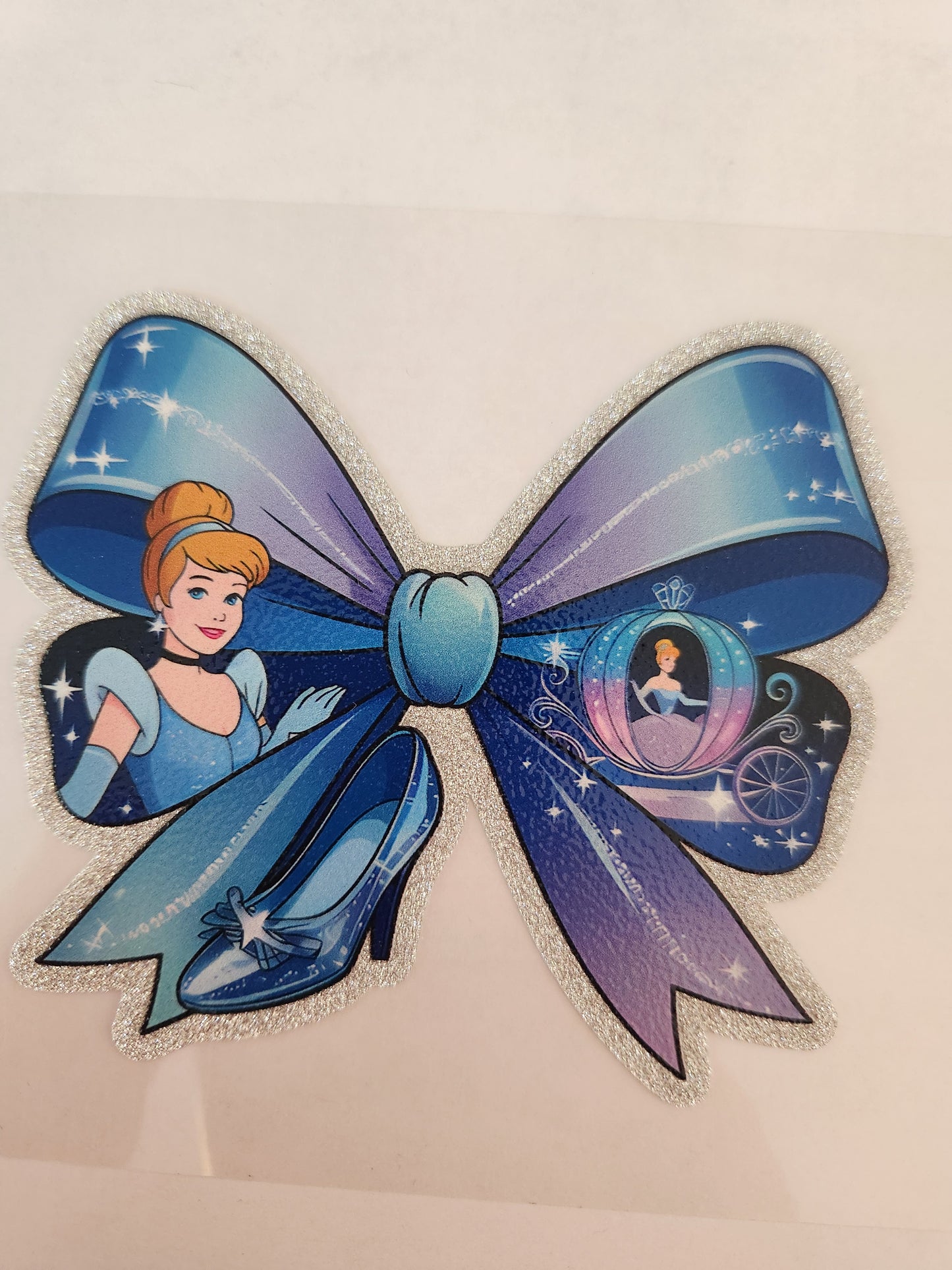 Cup Wrap- Glitter Cinderlla Bow