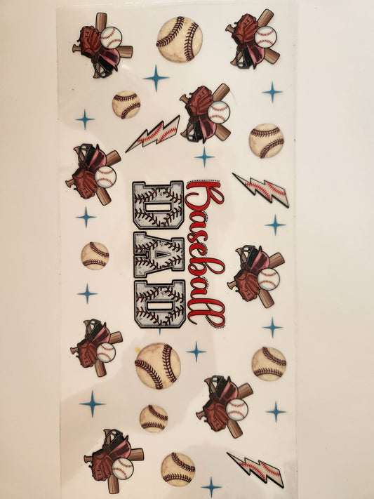 Cup Wrap- Baseball Dad