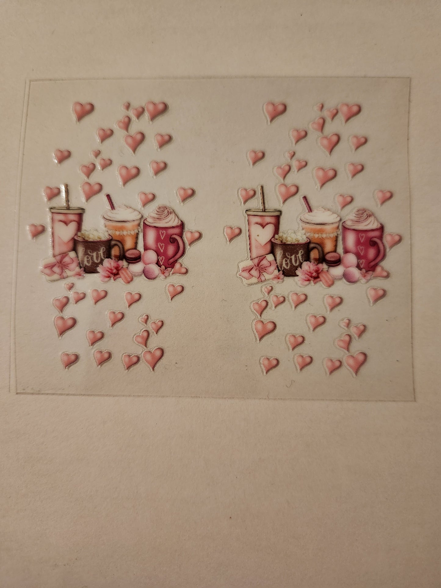 UVDTF Hotel Keychain (Single) - Coffee Love