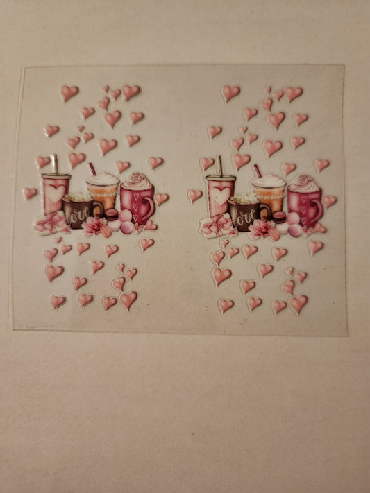 UVDTF Hotel Keychain (Single) - Coffee Love