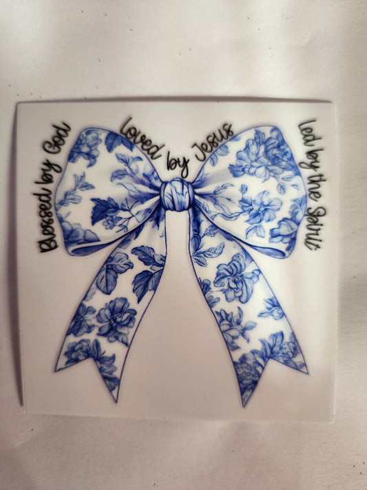 UVDTF Decal- Blessed By God