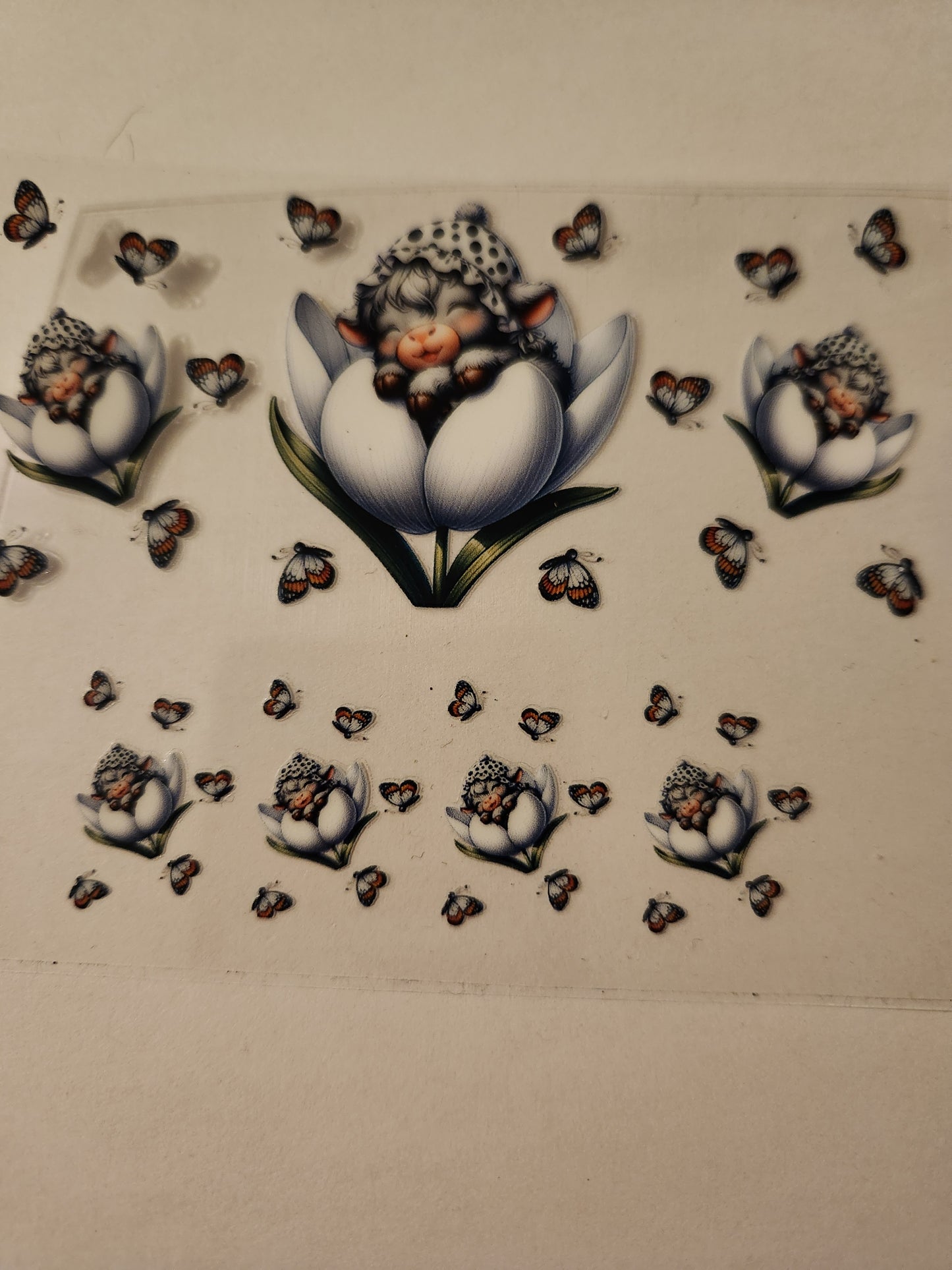 UVDTF Credit Card Wrap- Cows
