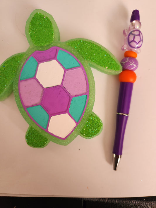 RTS Freshie & Pen Set- Turtle