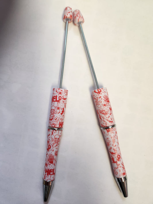 Beadable Pen Blanks- True Crime / Spooky