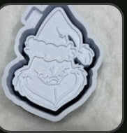 Custom Freshie- Green Man Grinchy