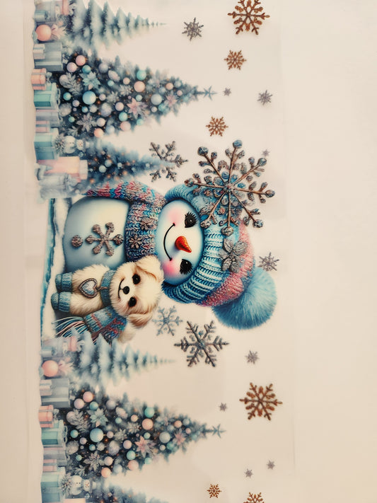 Cup Wrap- Cute Snowman