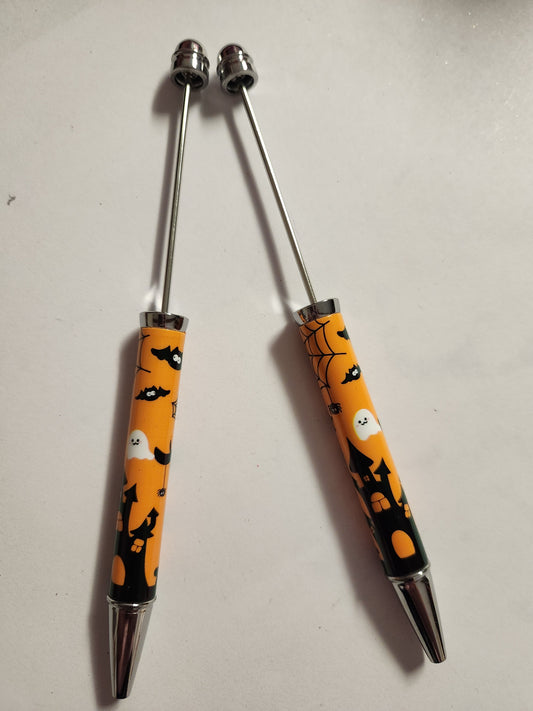 Beadable Pen Blanks- Halloween Printed