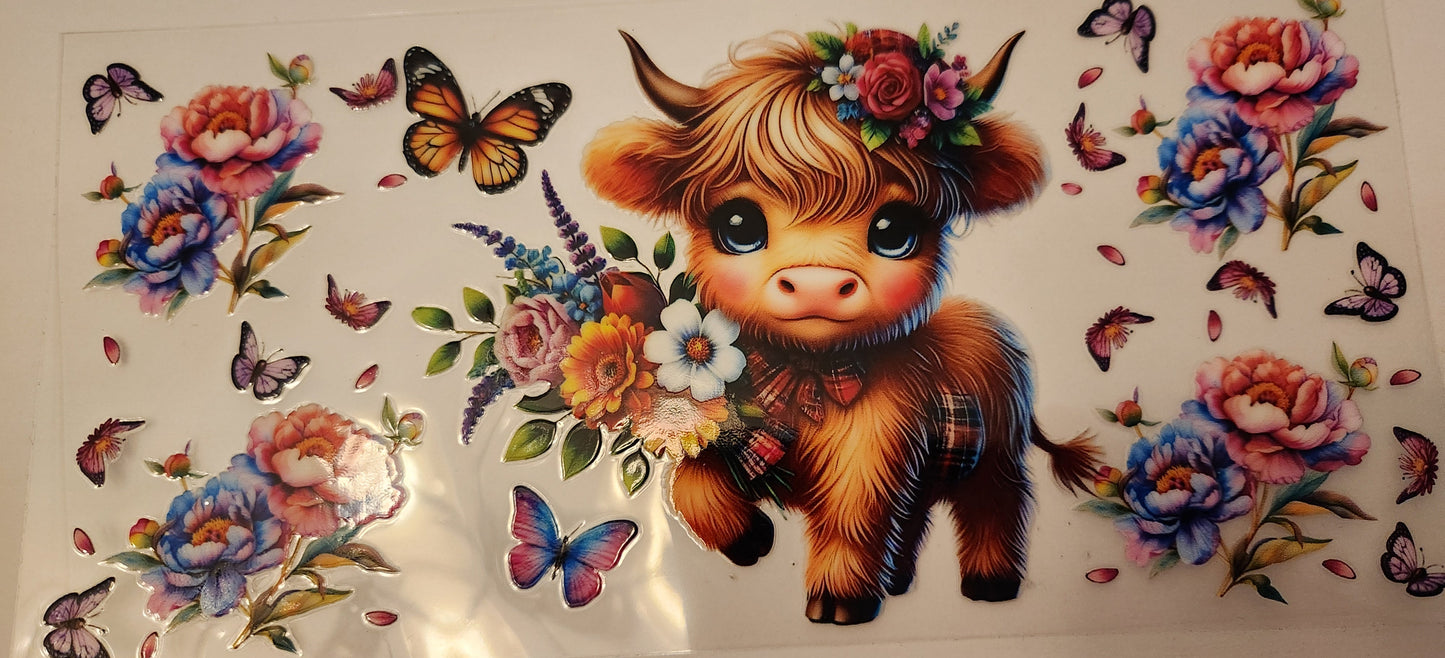 UVDTF Decal- Cows
