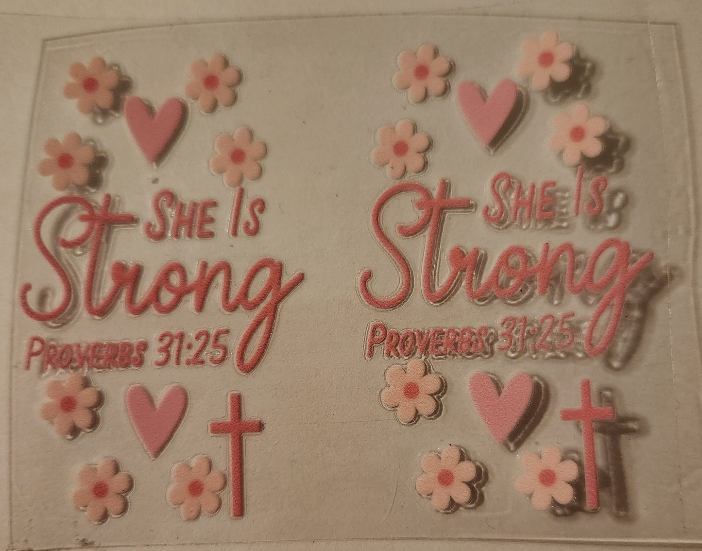 UVDTF Hotel Keychain (Single) - She Is Strong
