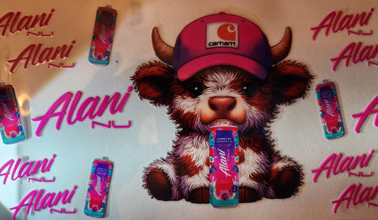 UVDTF Wrap- 16oz Alani Cow