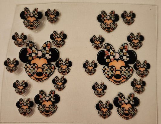 UVDTF Hotel Keychain (Single) - Minnie Mouse