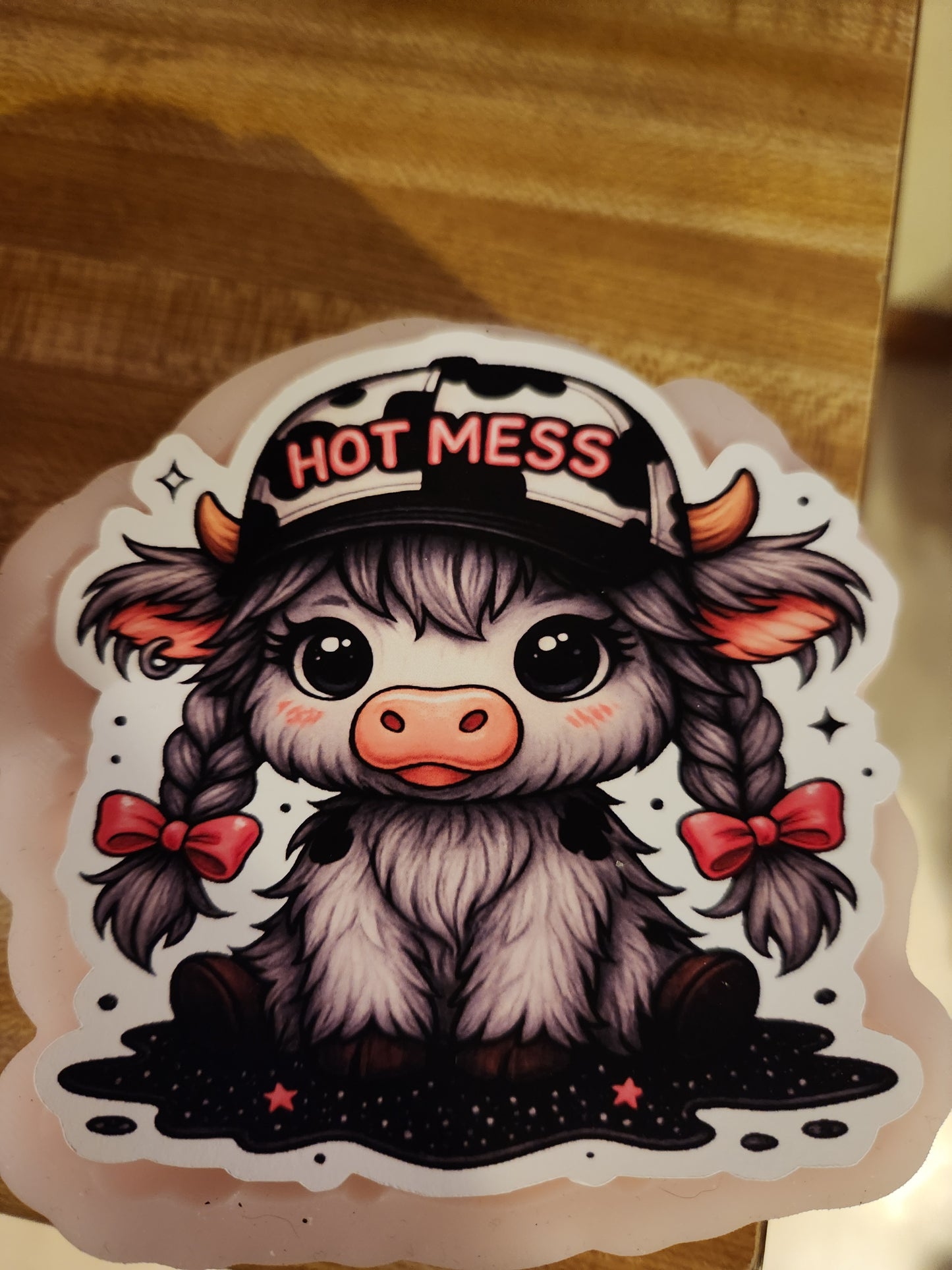 Custom Freshie- Hot Mess Cardstock