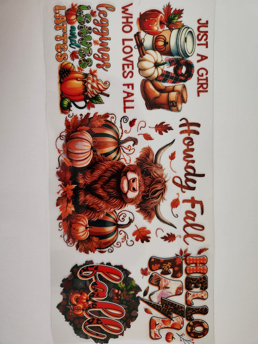 Cup Wrap- Howdy Fall