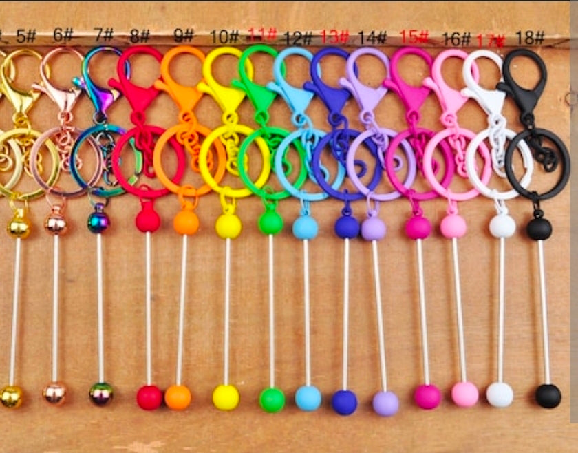 Custom Beadable Keychain