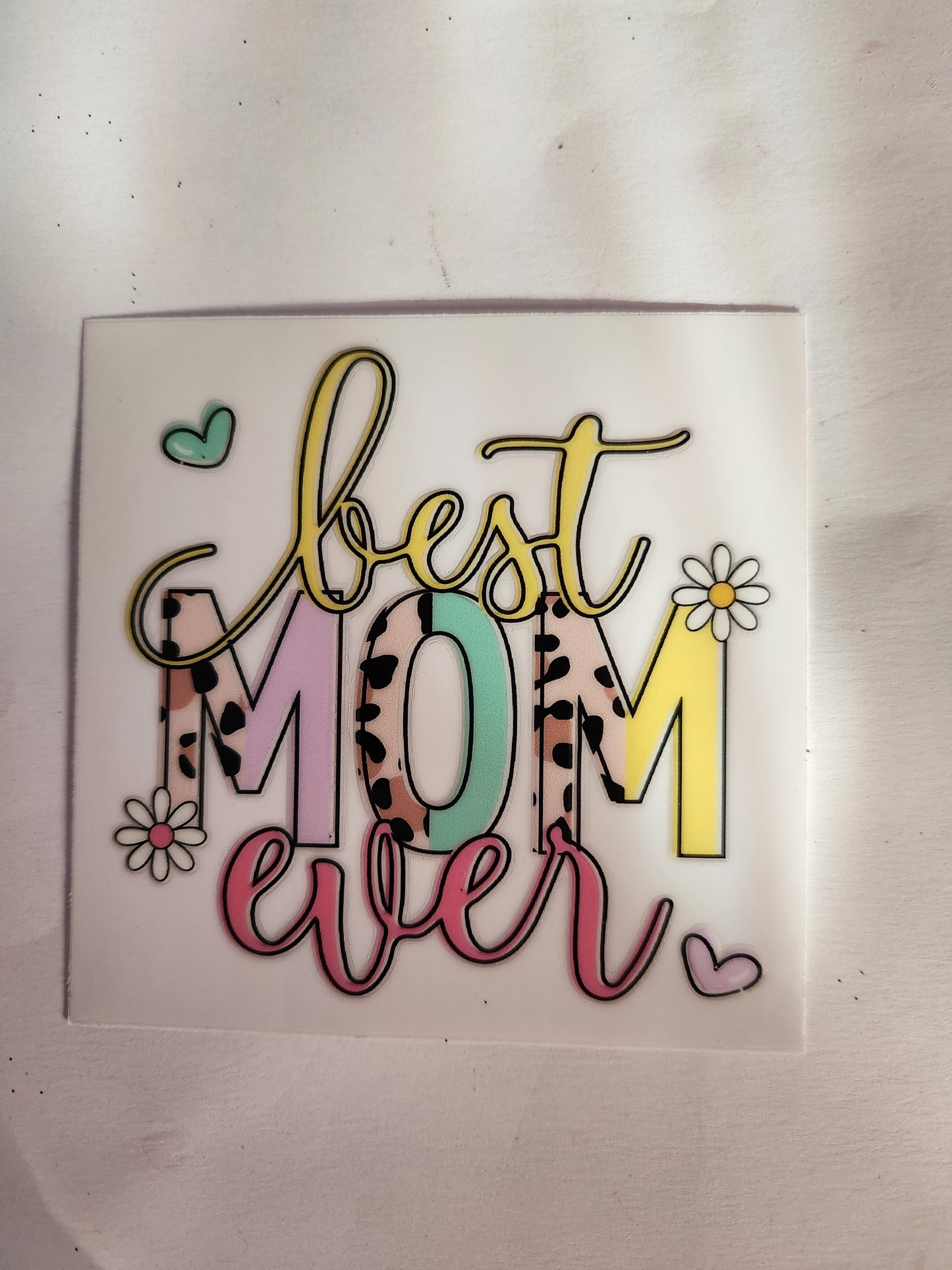 UVDTF Decal- Best Mom