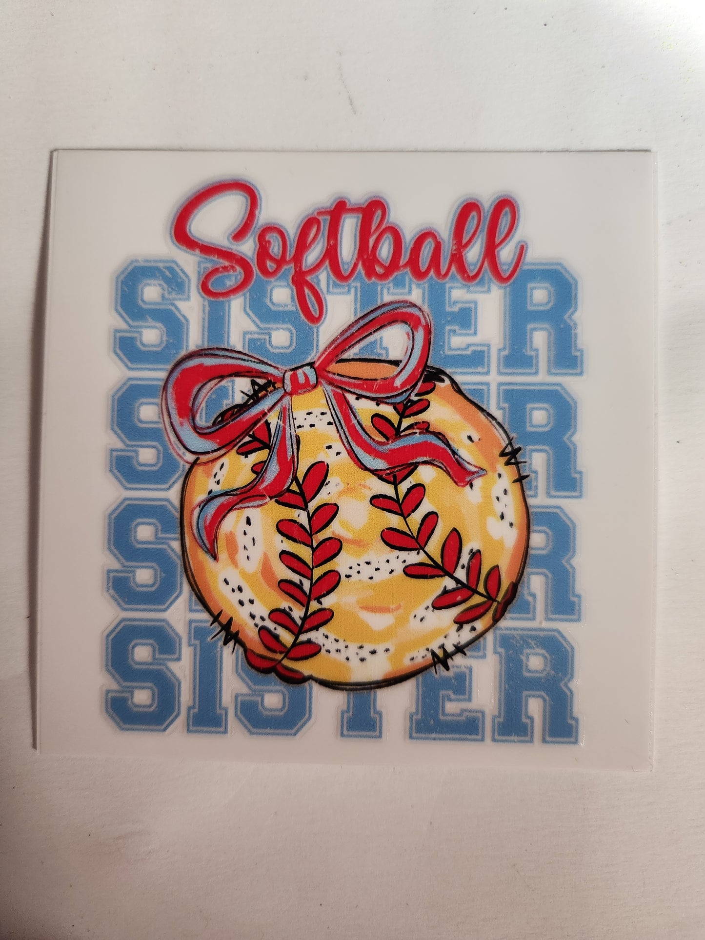 UVDTF Decal- Softball Sister