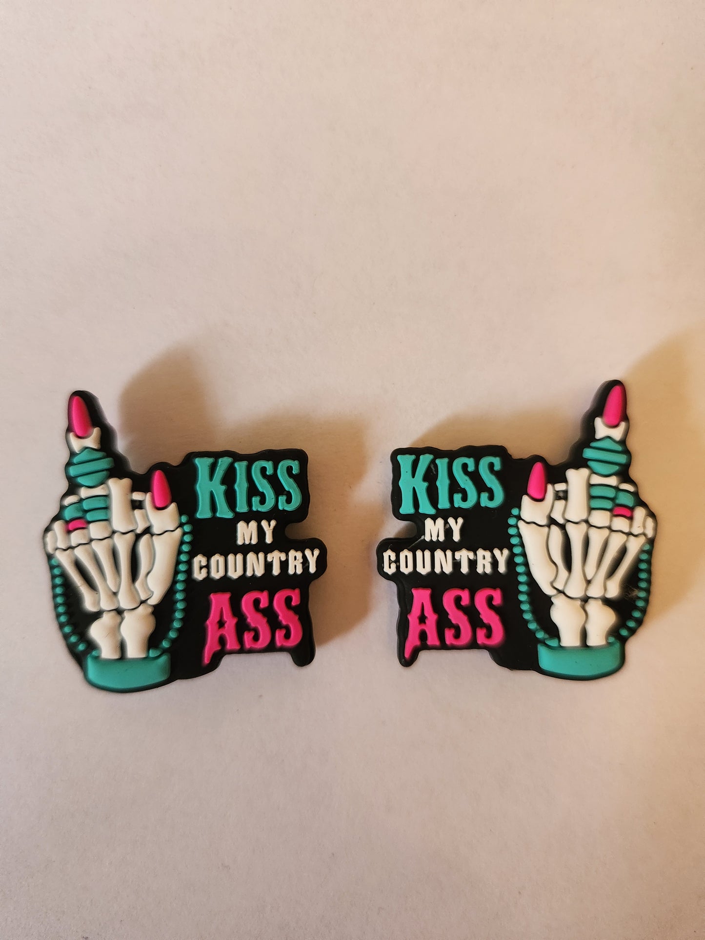 2D Silicone Focal- Kiss My.....
