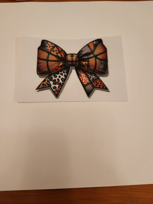 UVDTF Decal- Basketball Bow