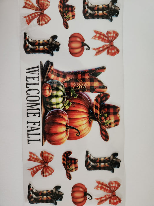 Cup Wrap- Fall Cowgirl