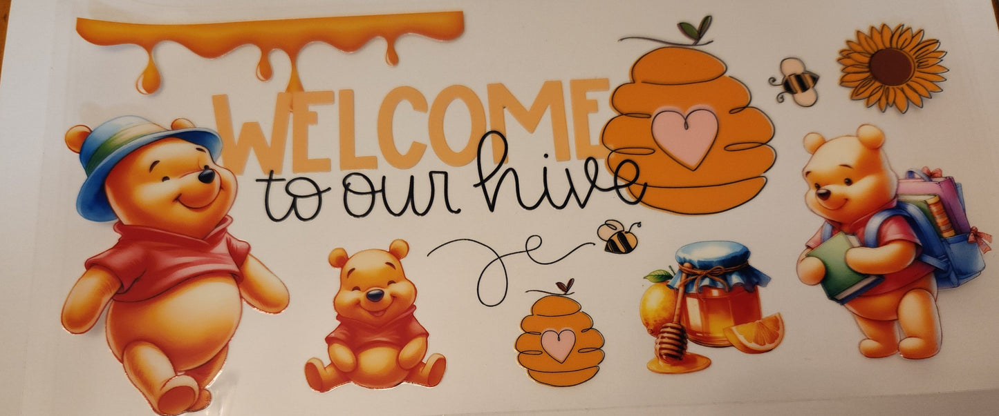 UVDTF Decal- Honey Bear