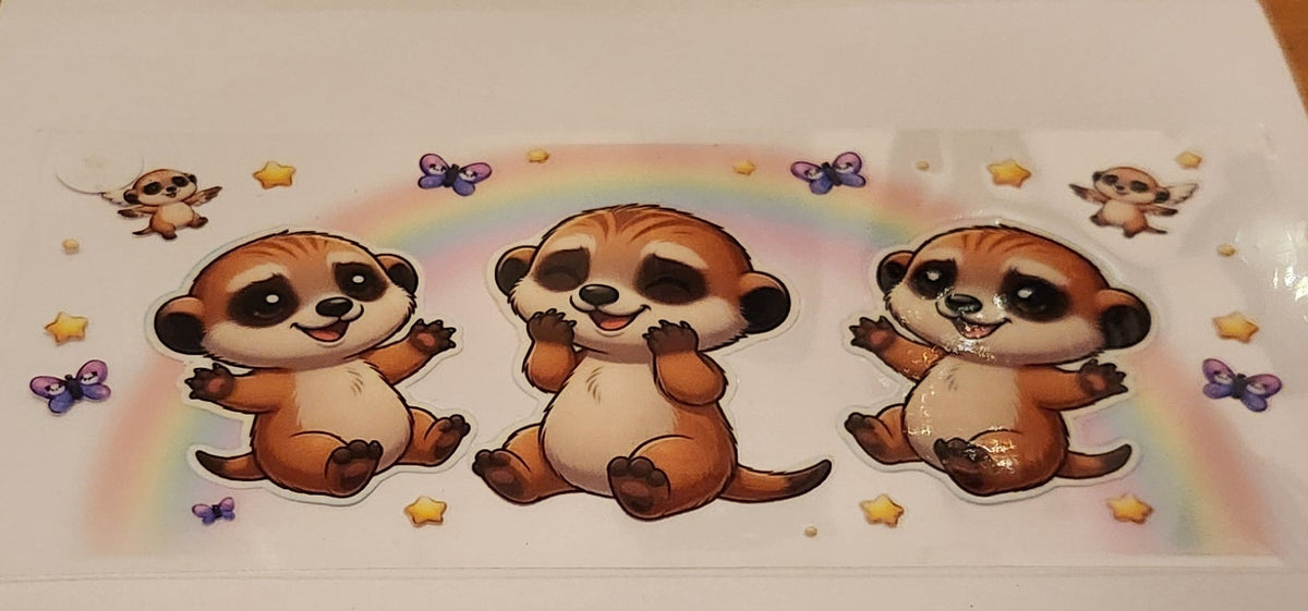 UVDTF 16oz Cup Wrap- Baby Otter