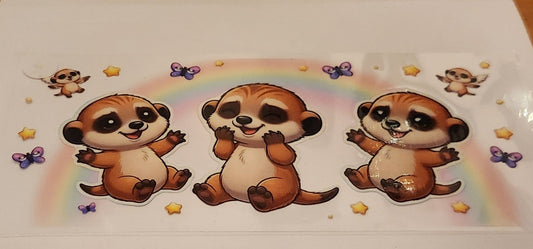 UVDTF 16oz Cup Wrap- Baby Otter