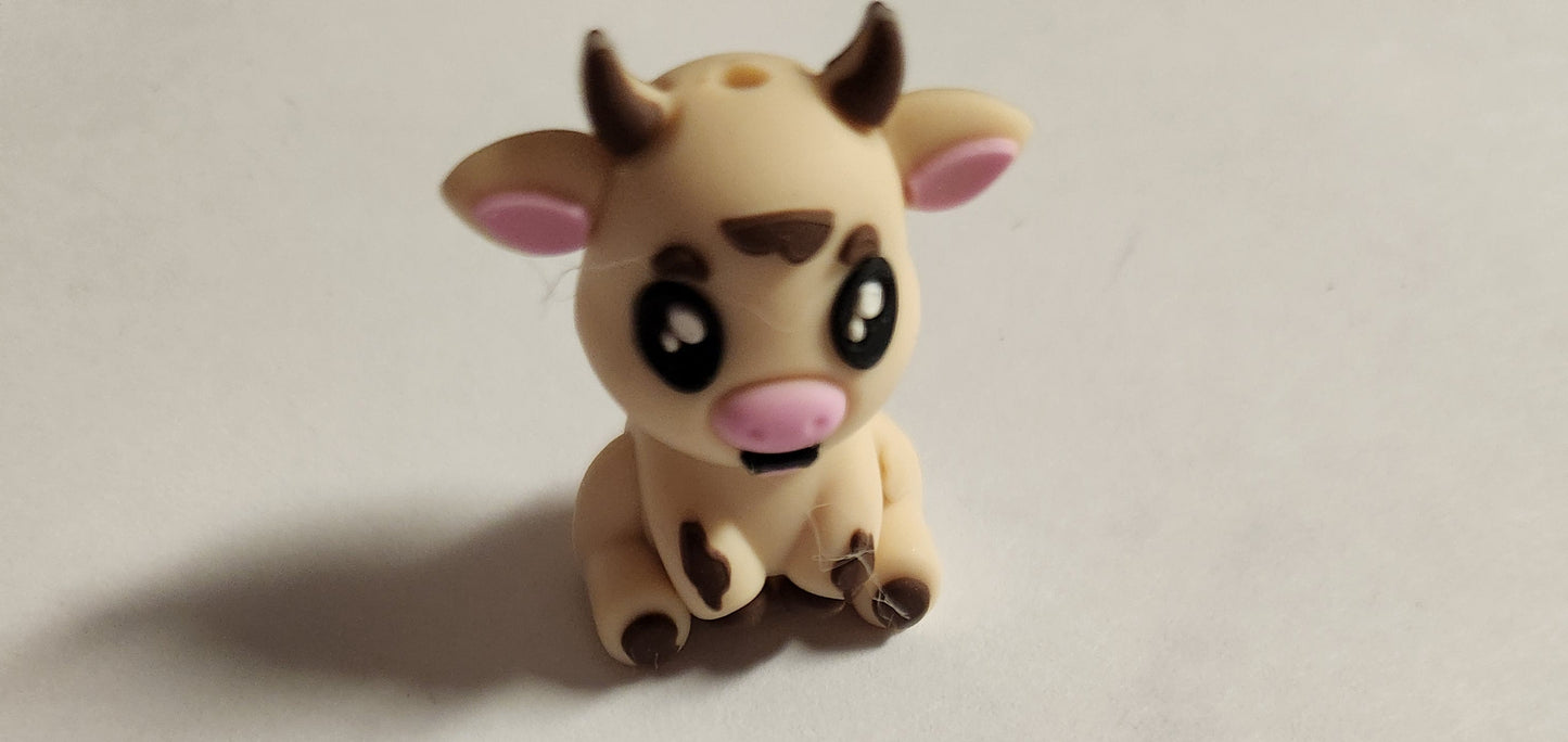 3D Silicone Focal- Tan Cow