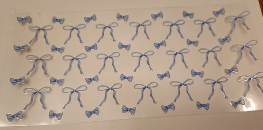 UVDTF Wrap 16oz- Blue Bows